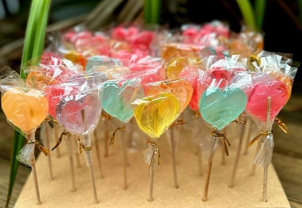 Sucette Coeur Artisanale - Sur Commande - Min 10
