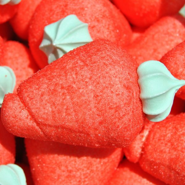 Fraise Rouge Guimauve - Par lot de 5
